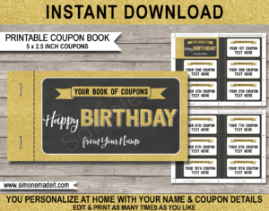 birthday coupon template kids