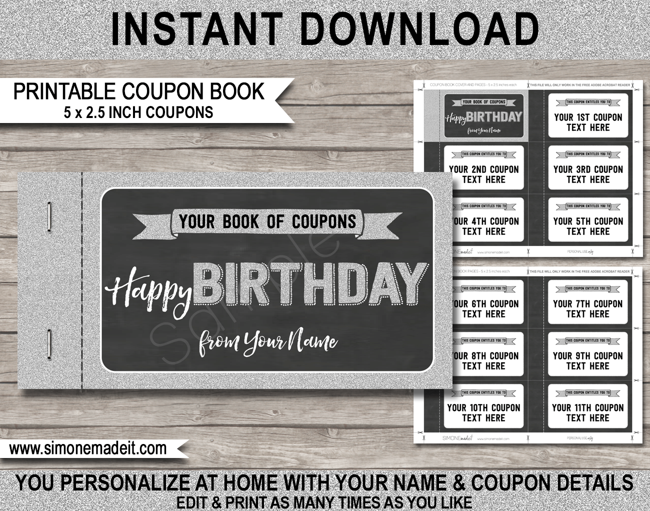 Printable Diy Coupon Book Ubicaciondepersonas cdmx gob mx