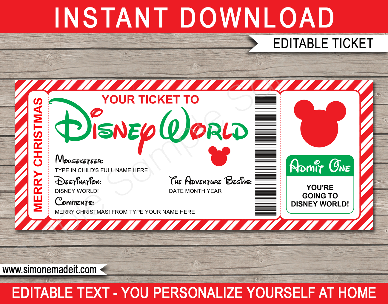 Surprise a Special Someone with a Custom Disney Holiday Gift