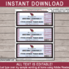 Arizona Cardinals Football Ticket Invitation Template (Cardinal