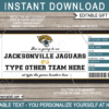 Jacksonville Jaguars Game Ticket Gift Voucher