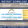 Los Angeles Chargers Game Ticket Gift Voucher