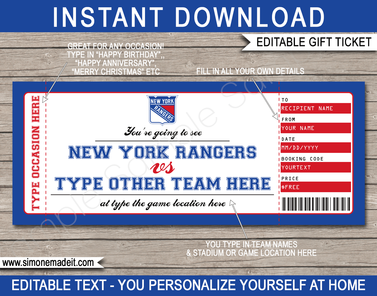 Rangers Ticket 