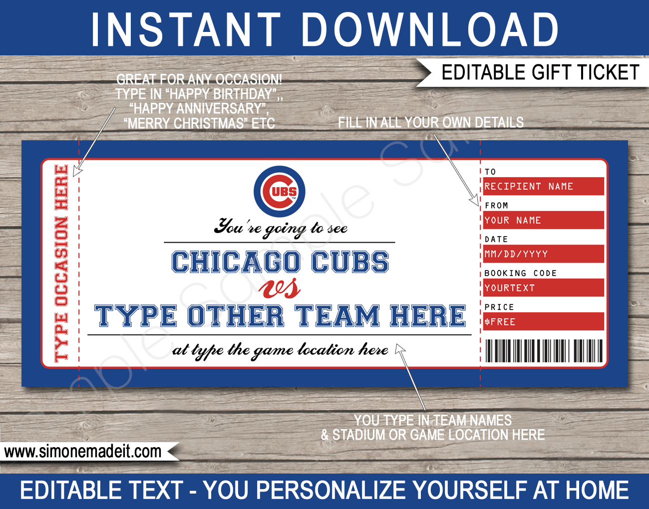 All the Chicago Cubs giveaways, special ticket offers through the