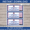 chicago cubs game ticket gift voucher printable surprise baseball tickets