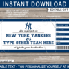 New York Yankees Game Ticket Gift Voucher