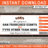 New York Giants Game Ticket Gift Voucher