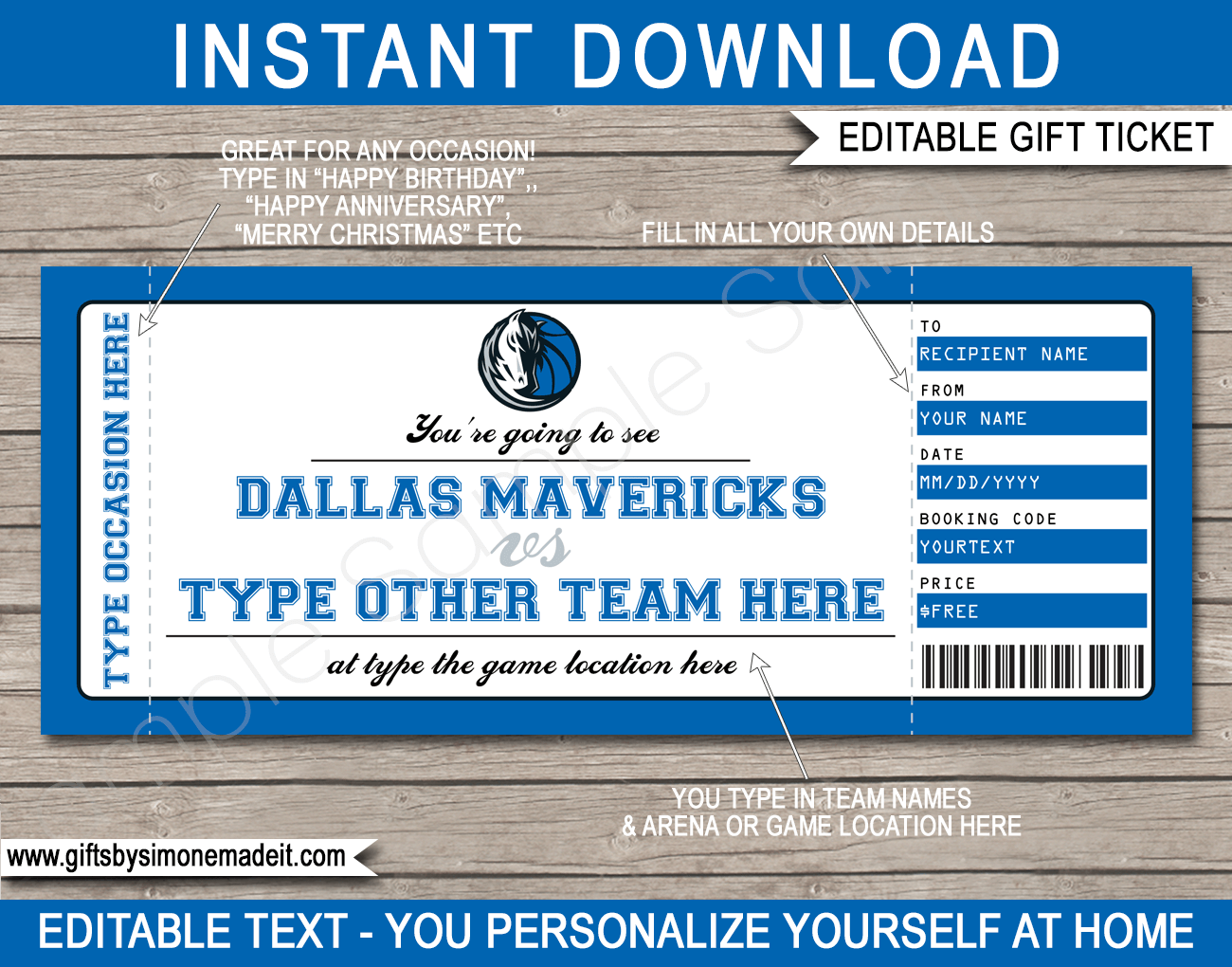 Dallas Mavericks Gift Cards from Fanatics, Dallas Mavericks Online