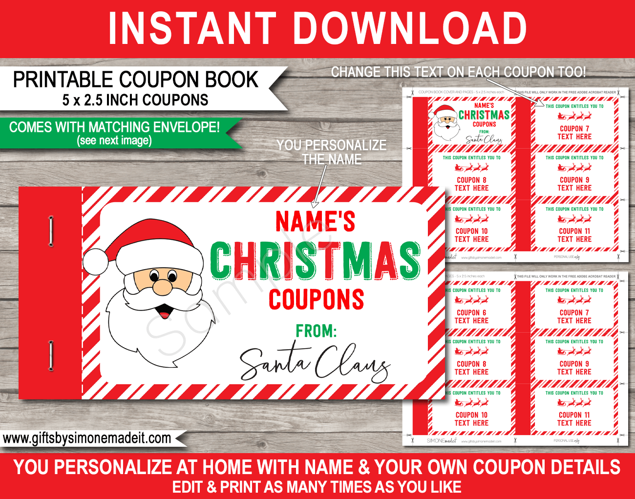 Printable Christmas Coupon