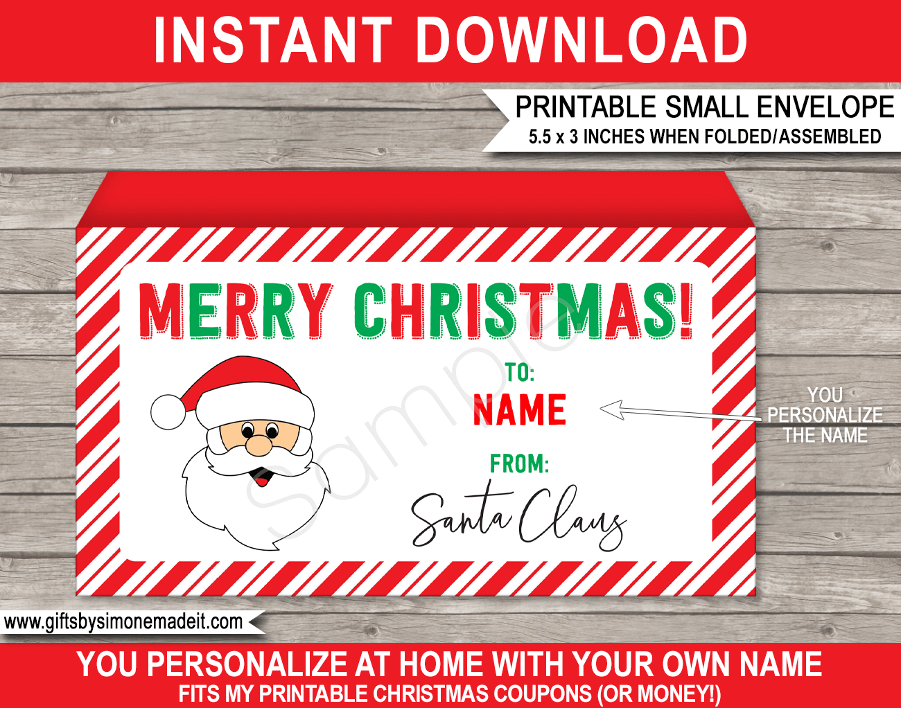 Free Printable Christmas Labels For Envelopes