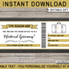 Weekend Away Voucher Template Gift Certificate Ticket Card - Printable  Birthday Trip, Getaway, Pack Your Bags, Hotel Stay - INSTANT DOWNLOAD