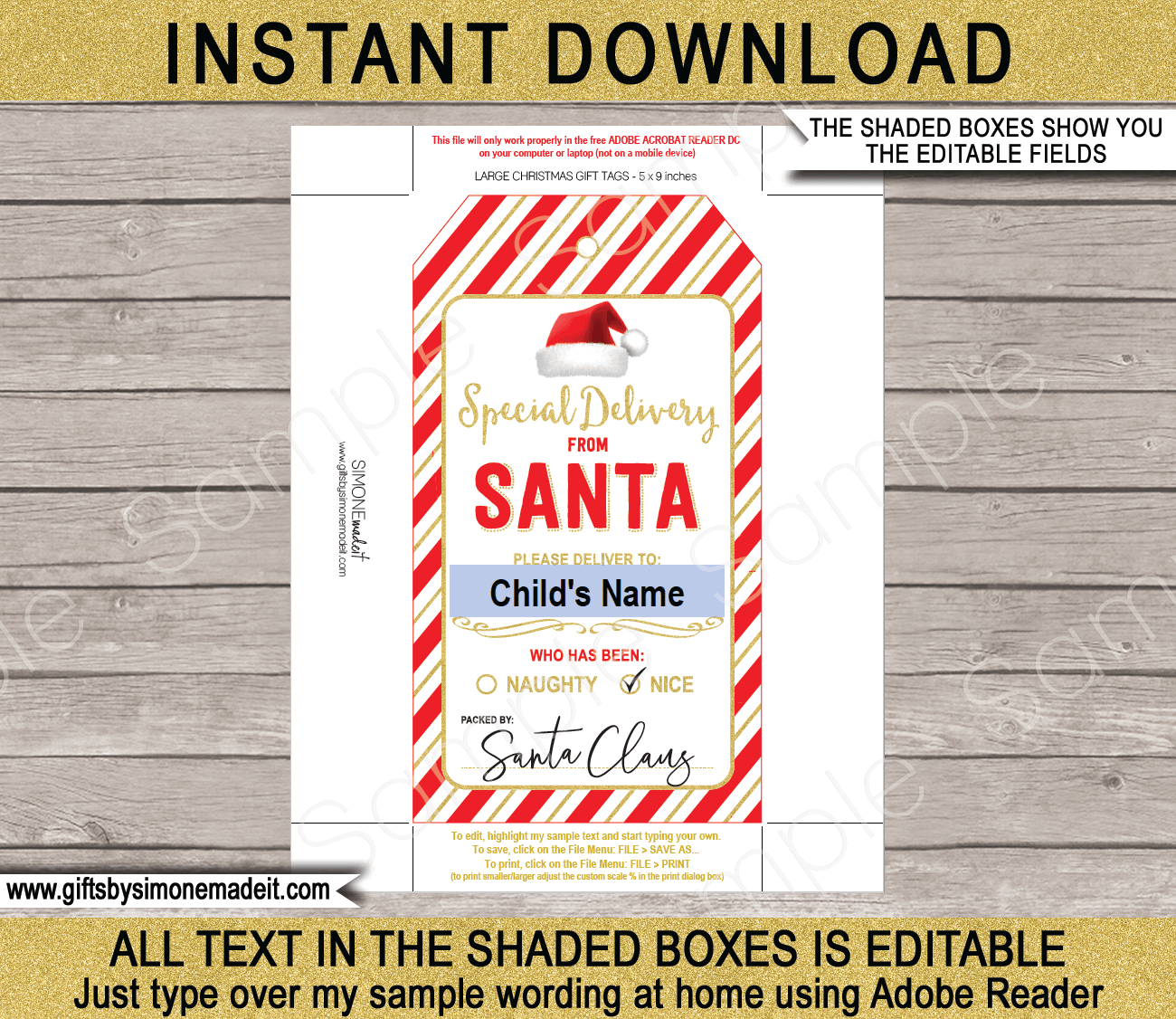 https://www.giftsbysimonemadeit.com/wp-content/uploads/2021/12/Christmas-Extra-Large-Gift-Tags-from-Santa-Printable-Template-RED-GOLD-editable-Name.png