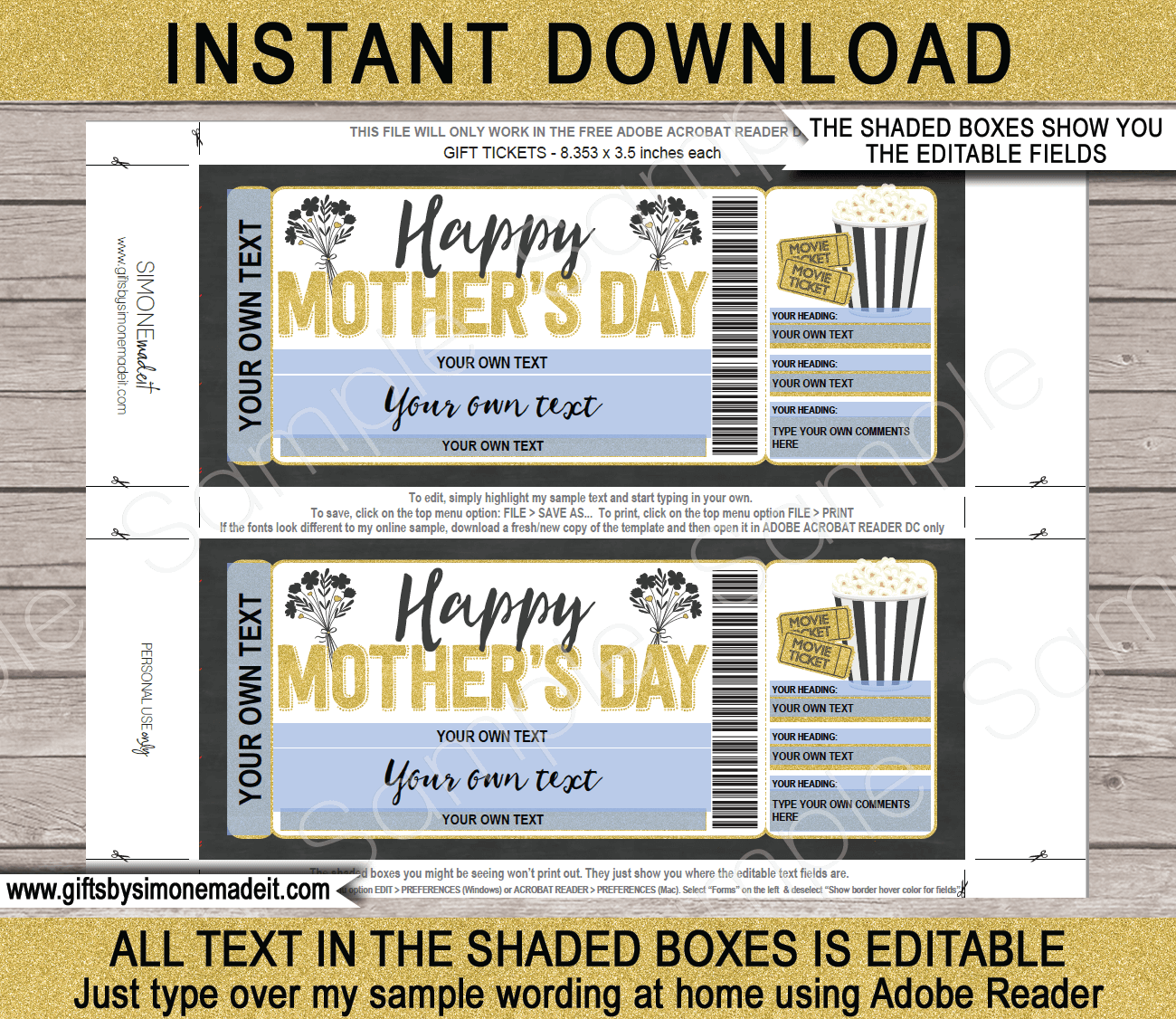 Mother's Day Ticket Offer