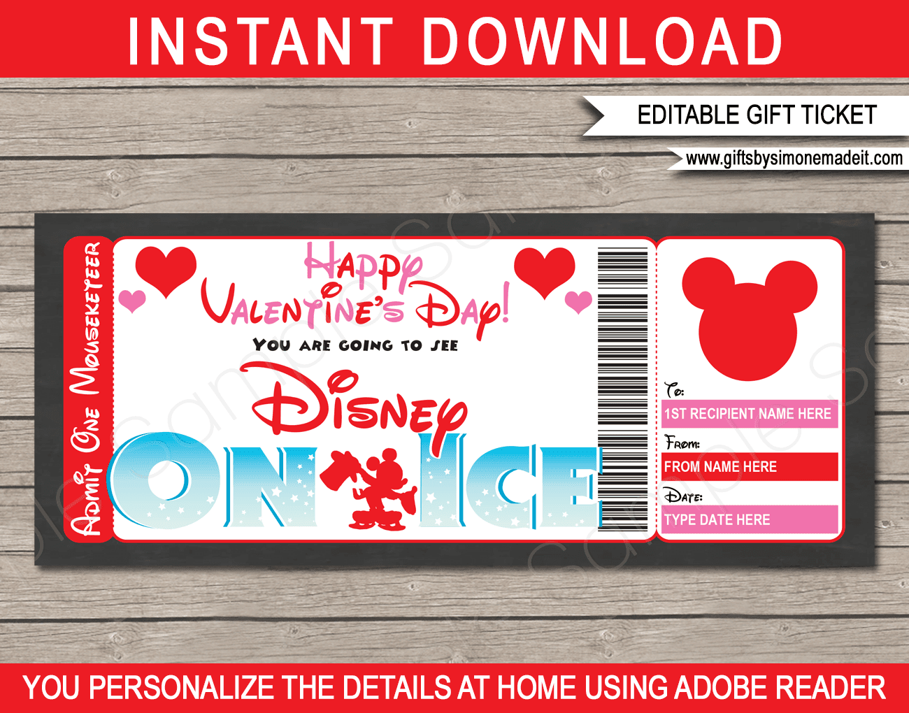 Disney Valentine's Day printables to decorate your home this season! -  Disney in your Day